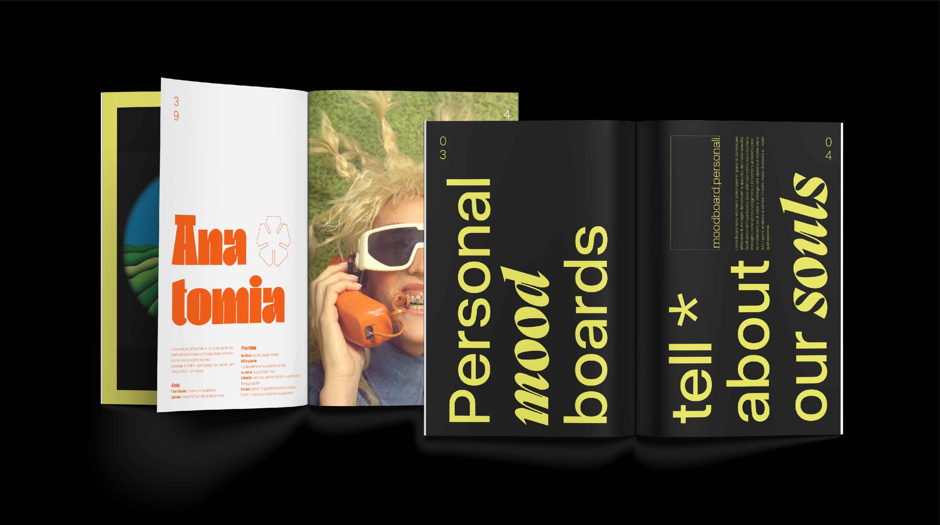 Eversun personal moodboards magazine pages